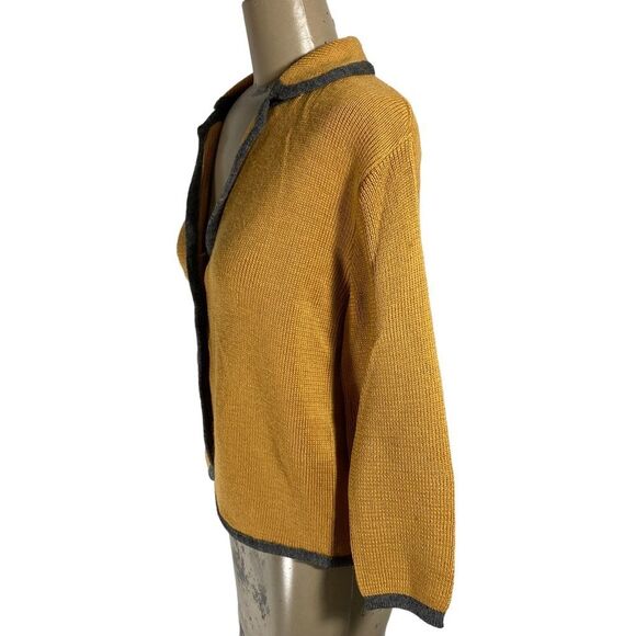 VTG 60’s Rosanna Knitted Sportswear Virgin Wool Button Cardigan Sweater Jacket - Picture 2 of 6